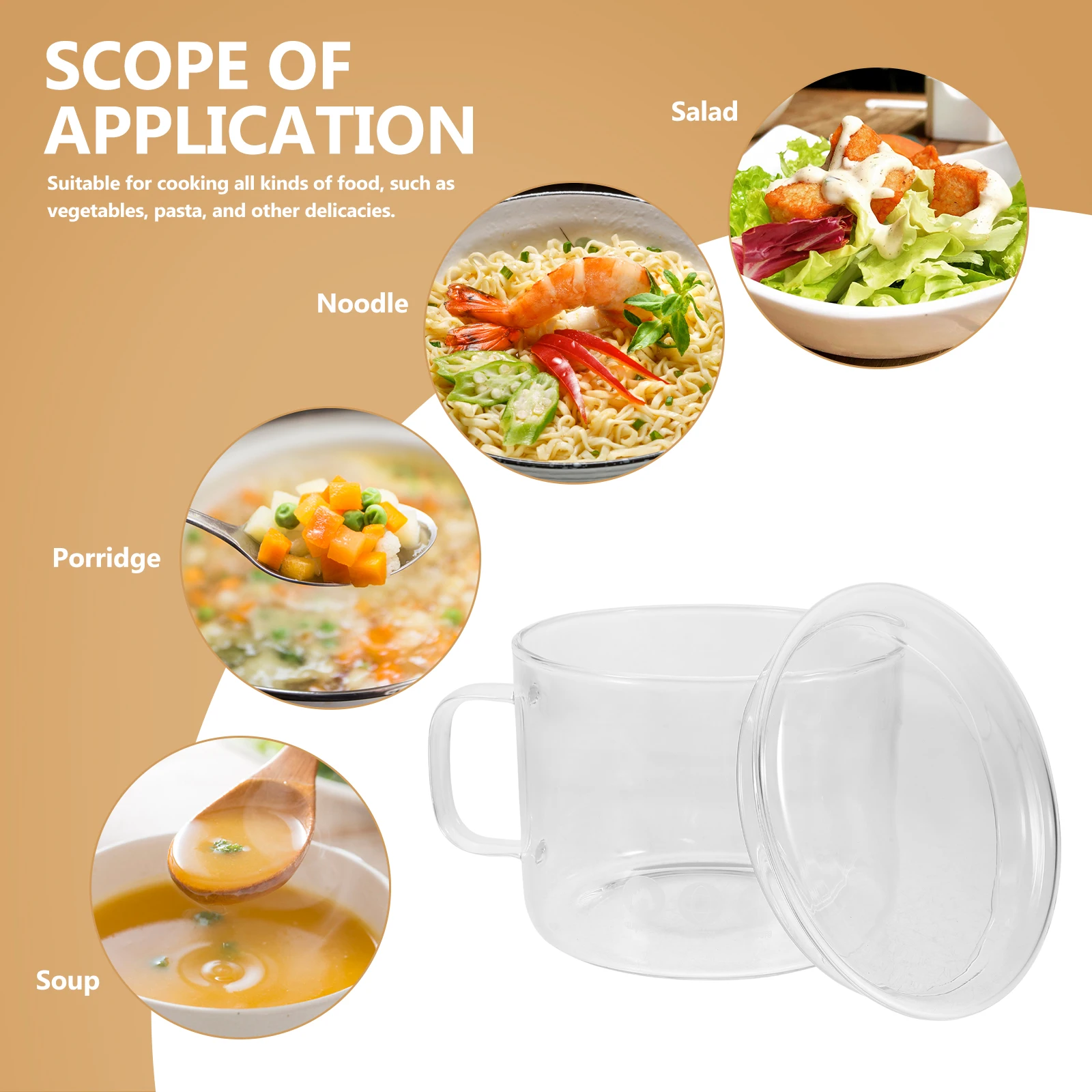 Side Handle Glass Cooking Bowl Transparent Stew Pot for Noodles Eggs Desserts Heat Resistant Household Kitchenware Serving
Side Handle Glass Cooking Bowl Transparent Stew Pot for Noodles Eggs Desserts Heat Resistant Household Kitchenware Serving