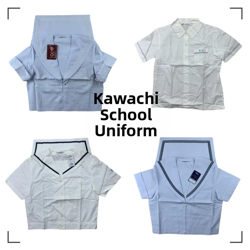 New Authentic JK orm ort Sve Sailor Top Navy Collar School orm Summer Workwear Cotton Blend Ladies' Sle
New Authentic JK orm ort Sve Sailor Top Navy Collar School orm Summer Workwear Cotton Blend Ladies' Sle