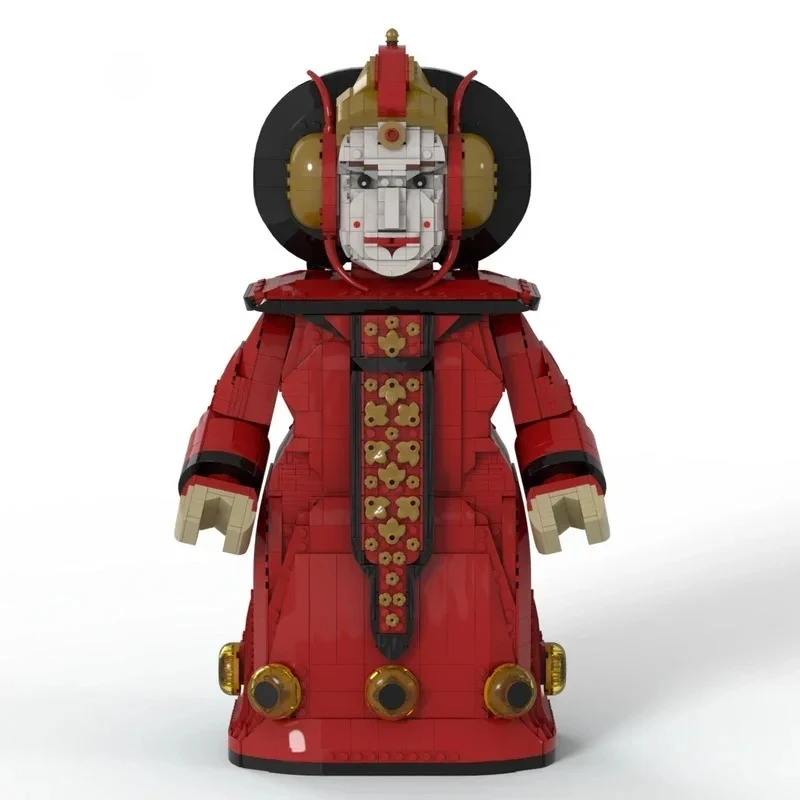 3240pcs Moc Star Battle Padme Amidala (Queen Outfit) Megafigure Helmet Model Building Blocks Bricks Creative Assembly Toy Gift
3240pcs Moc Star Battle Padme Amidala (Queen Outfit) Megafigure Helmet Model Building Blocks Bricks Creative Assembly Toy Gift
