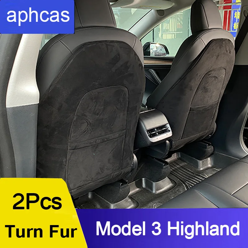 Seat Backrest Anti-Kick Pad For Tesla Model 3 Highland 2024/Model Y 2025 Quality Turn Fur Suede Leather Surrounded Protector Mat
Seat Backrest Anti-Kick Pad For Tesla Model 3 Highland 2024/Model Y 2025 Quality Turn Fur Suede Leather Surrounded Protector Mat