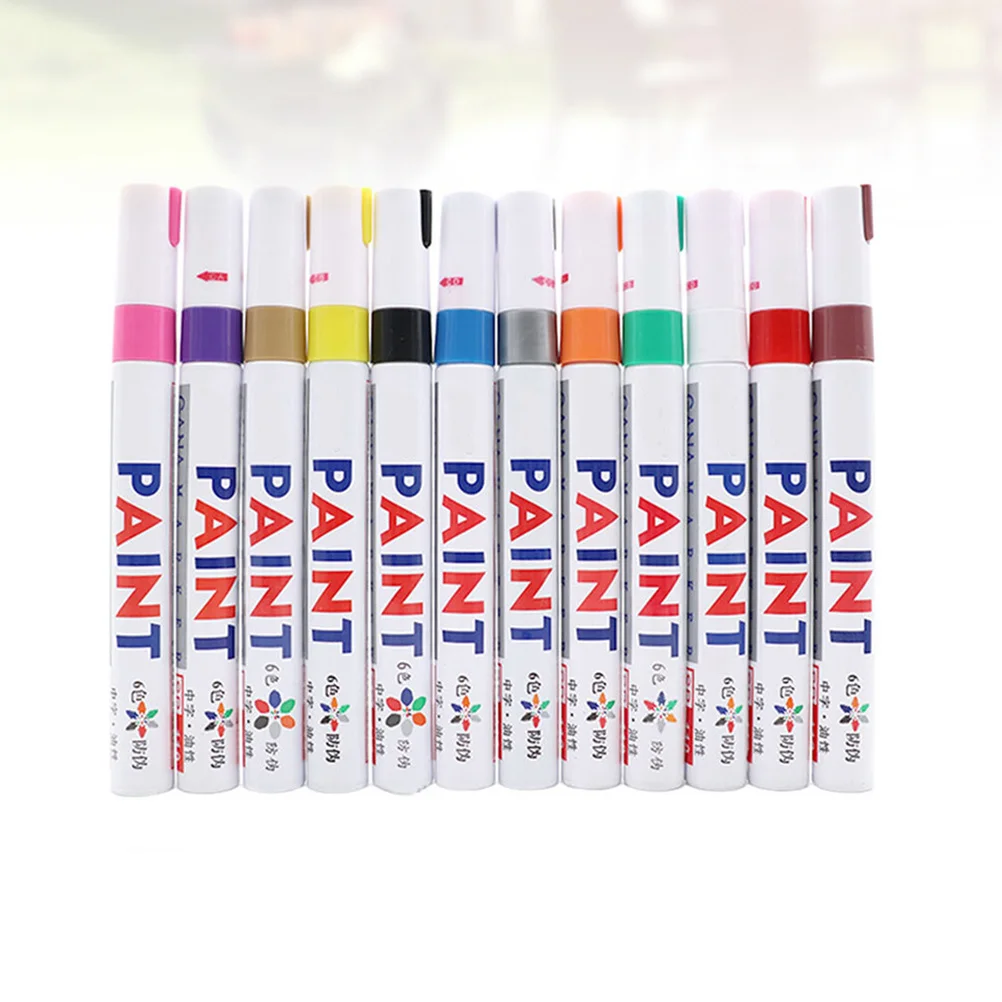 12Pcs Car Scratch Repair Marker Pen Automotive Paint Pen for Tire Lettering Repair Touch-Up Scratch Concealing
12Pcs Car Scratch Repair Marker Pen Automotive Paint Pen for Tire Lettering Repair Touch-Up Scratch Concealing