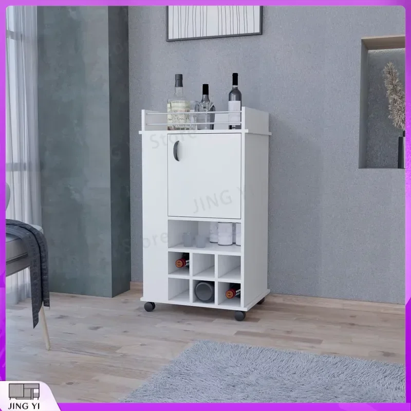 Allandale White 1-Door Wine Cooler Cabinet with Built-in Wine Rack Wheels Adjustable Shelves for Home Bar Storage
Allandale White 1-Door Wine Cooler Cabinet with Built-in Wine Rack Wheels Adjustable Shelves for Home Bar Storage