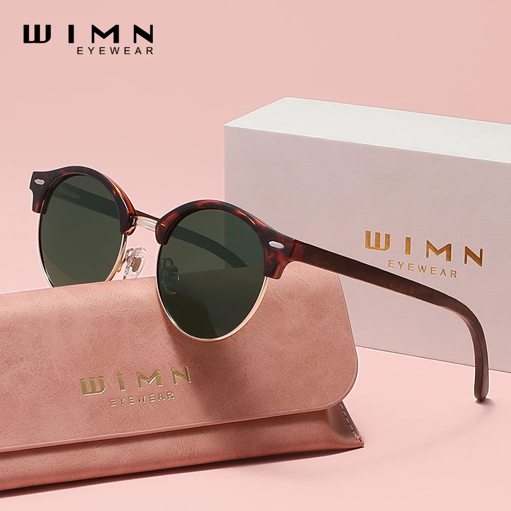 WIMN Vintage Fashion Walnut Wooden Sunglasses Polarized UV400 Protection Glasses For Men Women Driving Eyewear
WIMN Vintage Fashion Walnut Wooden Sunglasses Polarized UV400 Protection Glasses For Men Women Driving Eyewear