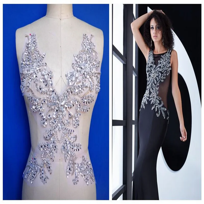 10 Colors Beaded Sequins Rhinestone Tulle Applique Hand Stitched Embellishments for DIY Evening Dress Costumes Fabric
10 Colors Beaded Sequins Rhinestone Tulle Applique Hand Stitched Embellishments for DIY Evening Dress Costumes Fabric
