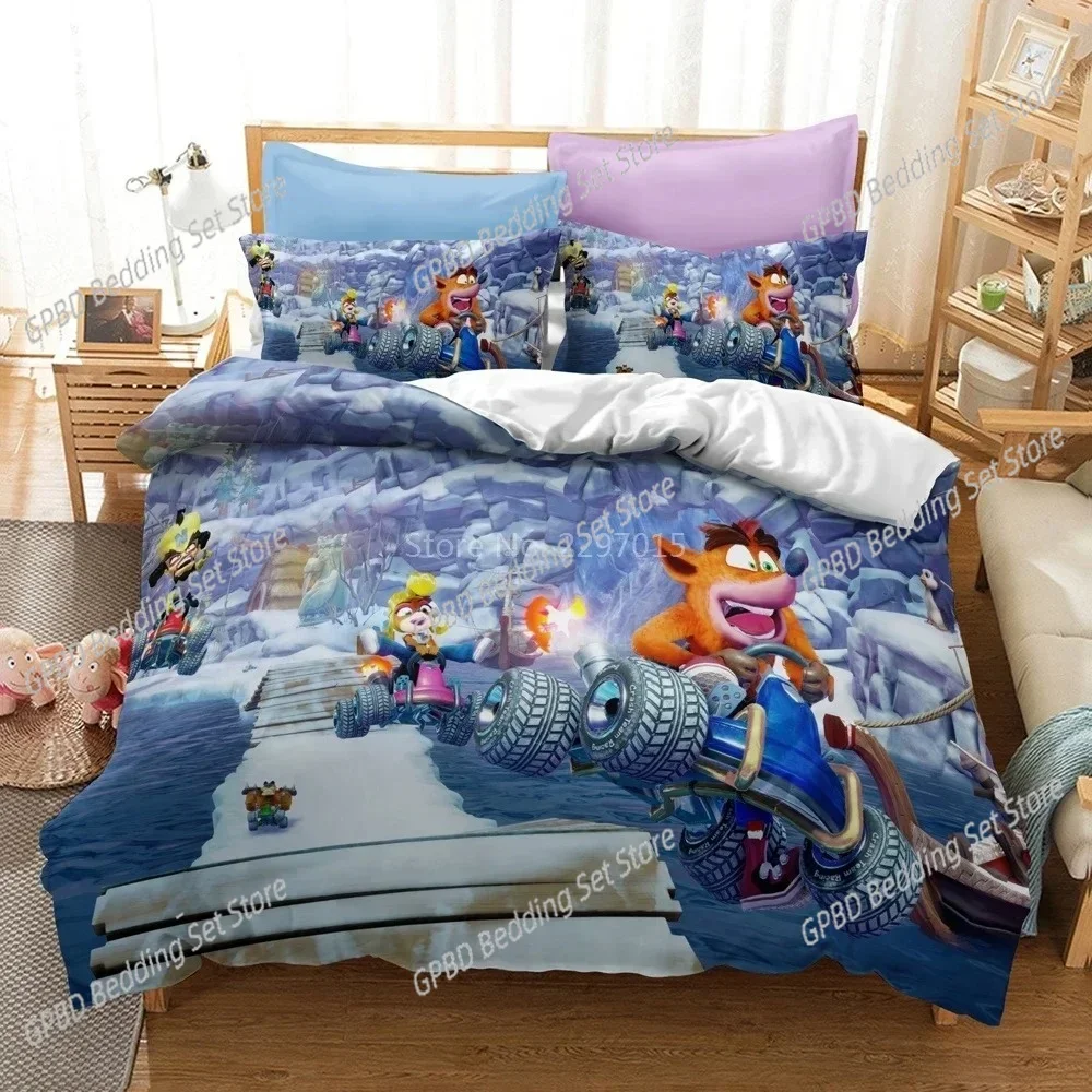 Luxury New 3D Print Cartoon Crash Bandicoot Bedding Set Duvet Cover Set Pillowcase Twin Full Queen King Bedchothes
Luxury New 3D Print Cartoon Crash Bandicoot Bedding Set Duvet Cover Set Pillowcase Twin Full Queen King Bedchothes
