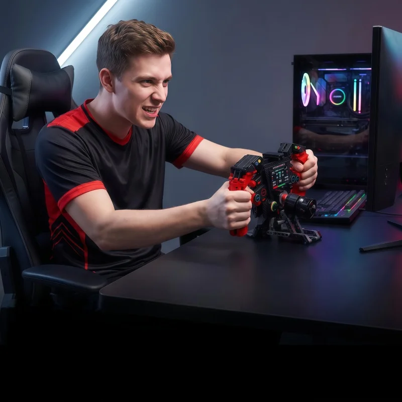 Racing Car Controller Building Block Model with Display Stand, Suitable for E-sports Setup and Desktop Decoration Adult Assembly
Racing Car Controller Building Block Model with Display Stand, Suitable for E-sports Setup and Desktop Decoration Adult Assembly