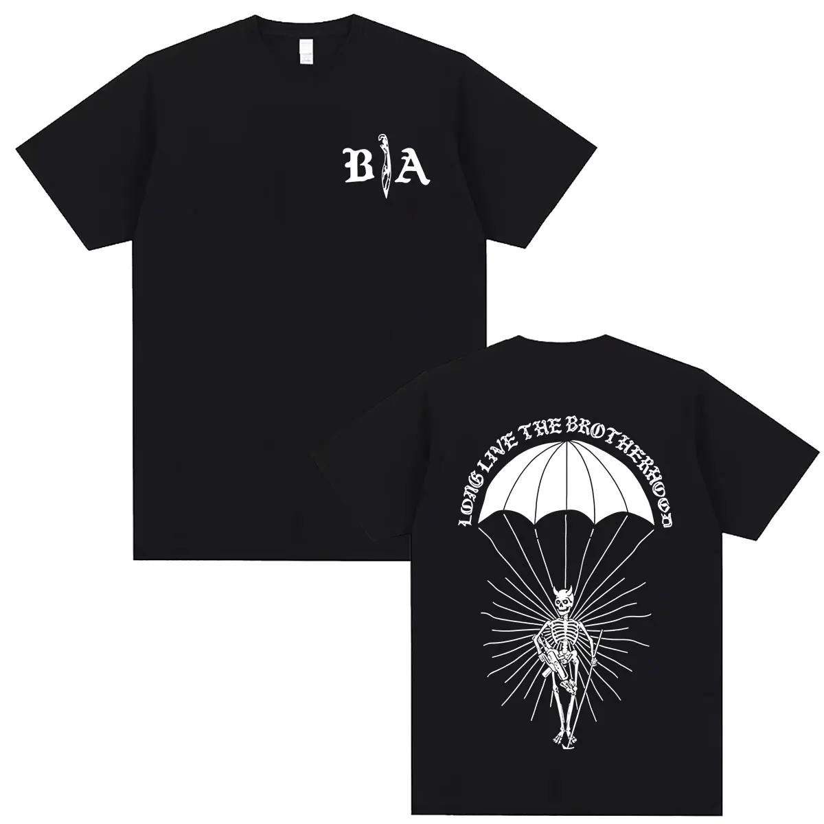 Hot Sale Brothers in Arms Long Live The Brotherhood Graphic T-shirt Summer Men Women Casual Soft Cotton Tshirt Male Fashion Tees
Hot Sale Brothers in Arms Long Live The Brotherhood Graphic T-shirt Summer Men Women Casual Soft Cotton Tshirt Male Fashion Tees