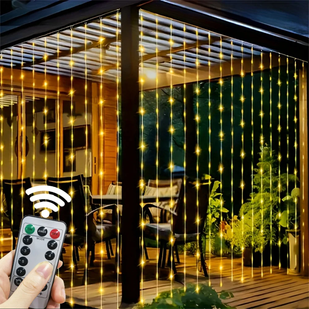 8 Modes Festoon Christmas Light Fairy Party LED Curtain Garland on The Window USB String Wedding Light for Room Decoration
8 Modes Festoon Christmas Light Fairy Party LED Curtain Garland on The Window USB String Wedding Light for Room Decoration