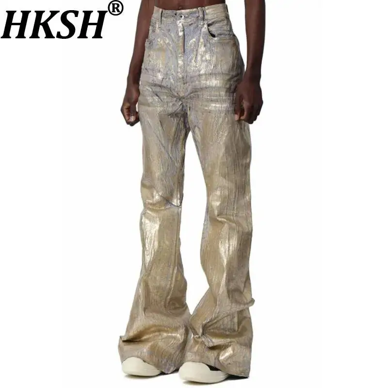 HKSH Spring Autumn Winter New Men Tide Chic Ins Wide-Leg Slim Denim Pants Coated Gold-Embossed Flared Jeans Trendy Vibe HK25574
HKSH Spring Autumn Winter New Men Tide Chic Ins Wide-Leg Slim Denim Pants Coated Gold-Embossed Flared Jeans Trendy Vibe HK25574