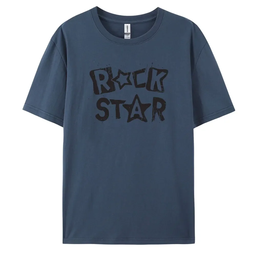 RockStar Summer Essential: Pure Cotton T-Shirt with Short Sleeves and Round NeckZQ
RockStar Summer Essential: Pure Cotton T-Shirt with Short Sleeves and Round NeckZQ