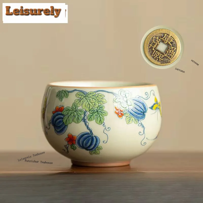 150ml Dehua Secret Yellow Ceramic Zen Arhat Pure Copper Coin Teacup Elegant Tea Bowl Cute Cup Master Cups Chazhan Cafes Craft
150ml Dehua Secret Yellow Ceramic Zen Arhat Pure Copper Coin Teacup Elegant Tea Bowl Cute Cup Master Cups Chazhan Cafes Craft