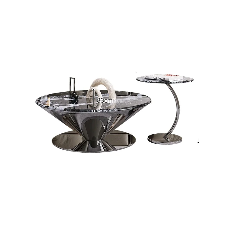 round microcrystalline stone coffee table living room household small apartment Italian minimalist stainless steel coffee table
round microcrystalline stone coffee table living room household small apartment Italian minimalist stainless steel coffee table