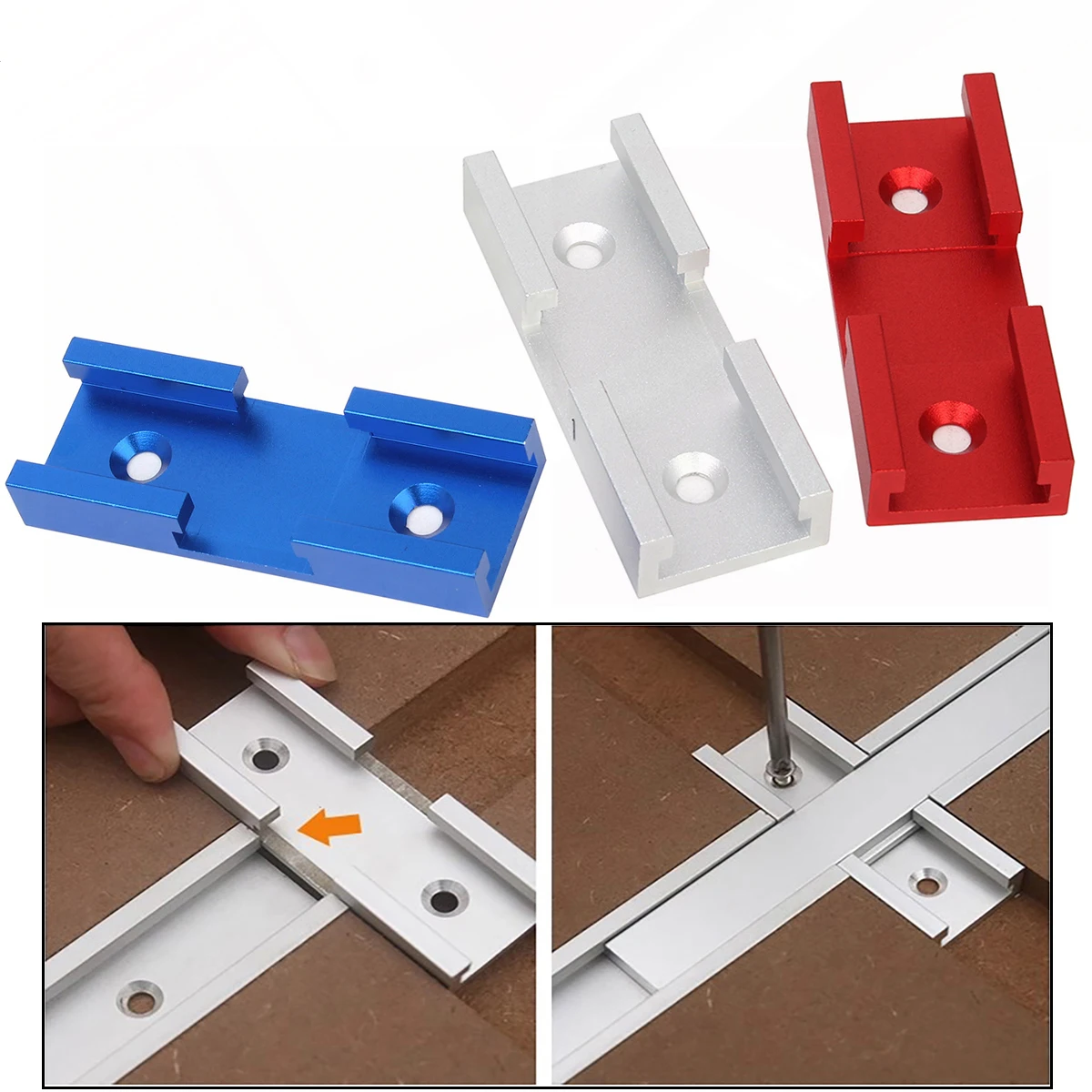 4Pack T-Track Intersection kit for Woodworking T-Track Connecting, Universal Aluminum T Tracks Tool Accessories
4Pack T-Track Intersection kit for Woodworking T-Track Connecting, Universal Aluminum T Tracks Tool Accessories