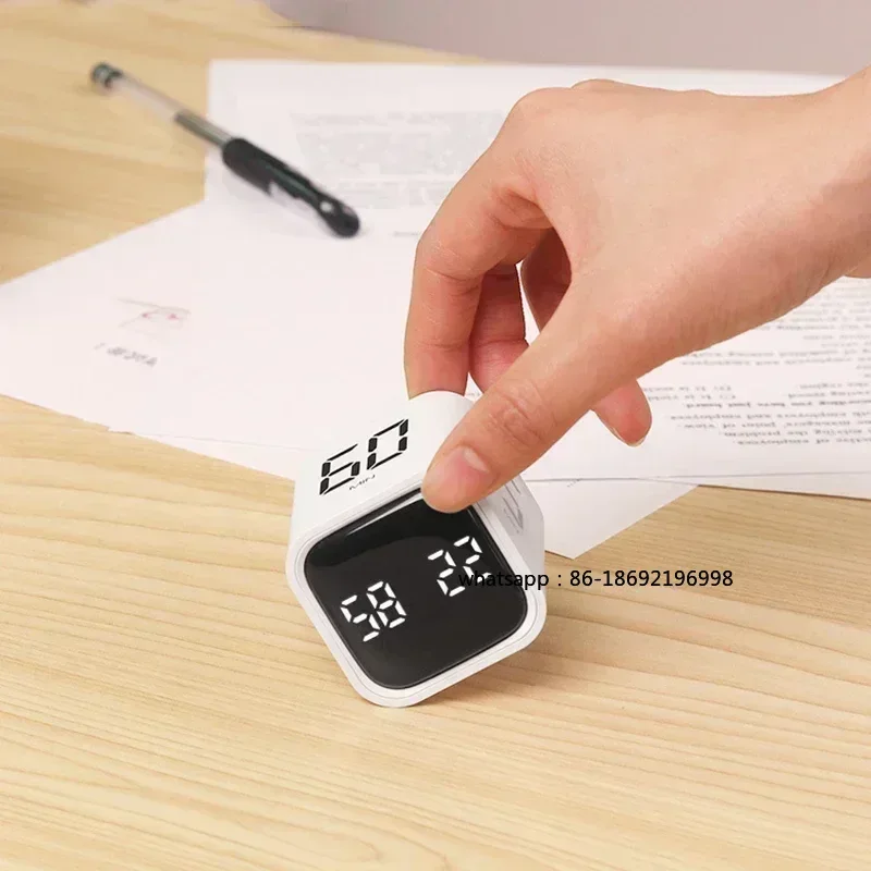 Productivity Cube Timer Gravity Sensor Flipping LED Display 4 Preset Time Dual Modes Countdown Cooking Study Mini Digital Timer
Productivity Cube Timer Gravity Sensor Flipping LED Display 4 Preset Time Dual Modes Countdown Cooking Study Mini Digital Timer