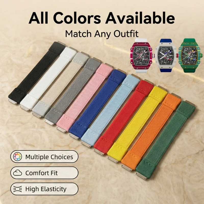 Customized FKM Rubber + Elastic Band for RM Richard Miller Series RM67 RM67-02 RM27-02 RM35-03 RM030 Men's Series Loop Strap
Customized FKM Rubber + Elastic Band for RM Richard Miller Series RM67 RM67-02 RM27-02 RM35-03 RM030 Men's Series Loop Strap