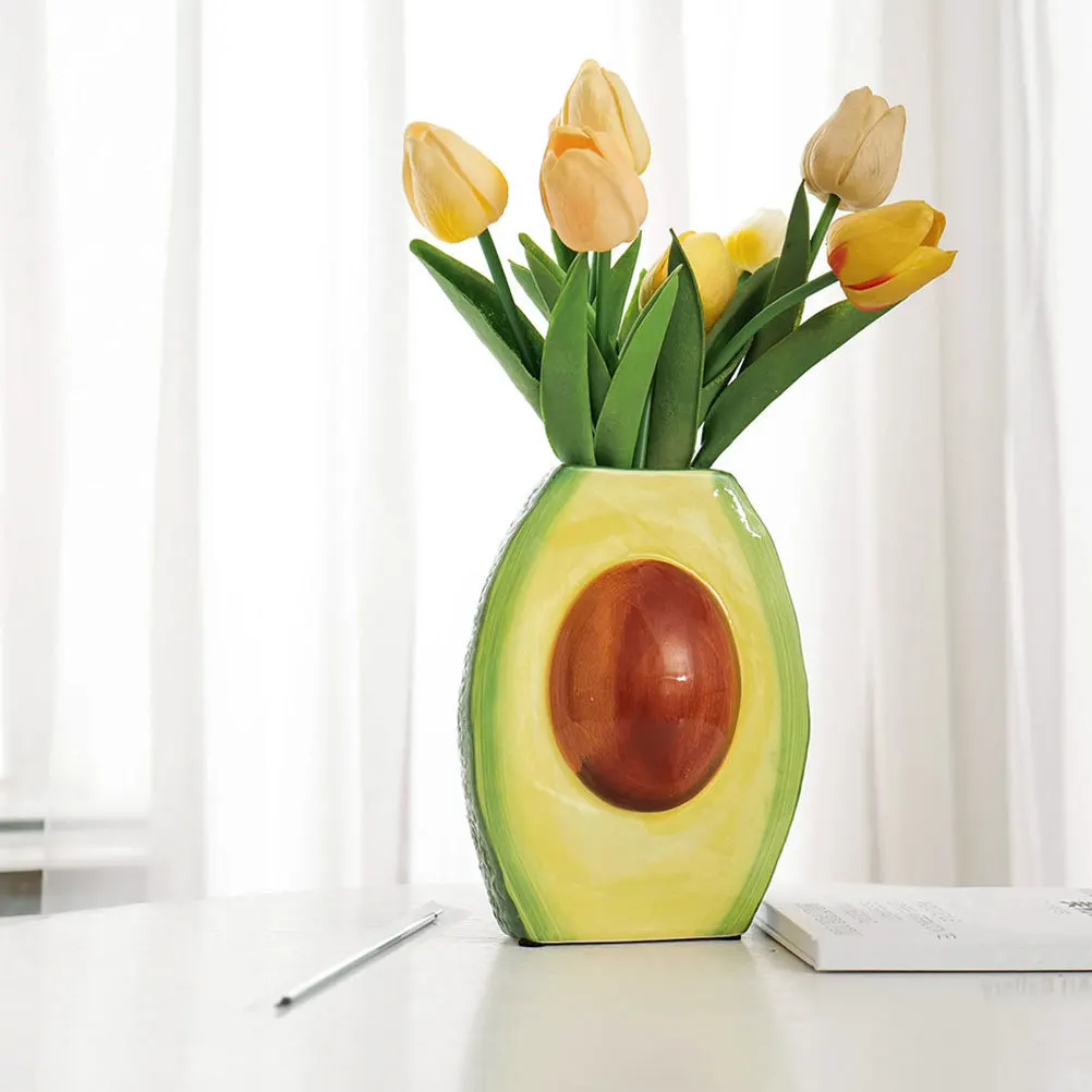 Ceramic Flower Vase Avocado Look Fresh Elegant Home Decor Vase for Dried Flowers Fake Florals Photo Prop Bookshelf Dining Table
Ceramic Flower Vase Avocado Look Fresh Elegant Home Decor Vase for Dried Flowers Fake Florals Photo Prop Bookshelf Dining Table