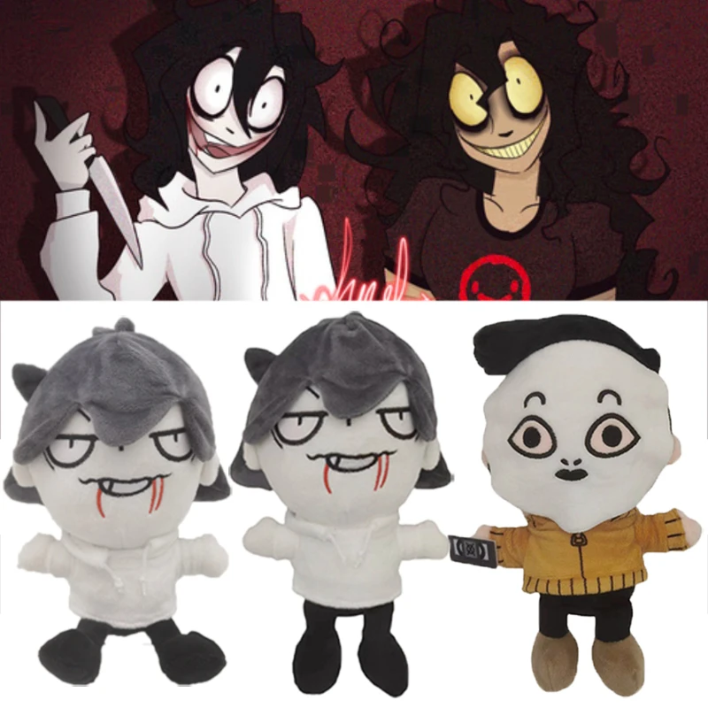 Jeff the Killer Plush Toys Animal Stuffed Doll Cartoon Jeffrey Woods Plushie Figure Decoration Peluche Pillow Xmas Birthday Gift
Jeff the Killer Plush Toys Animal Stuffed Doll Cartoon Jeffrey Woods Plushie Figure Decoration Peluche Pillow Xmas Birthday Gift