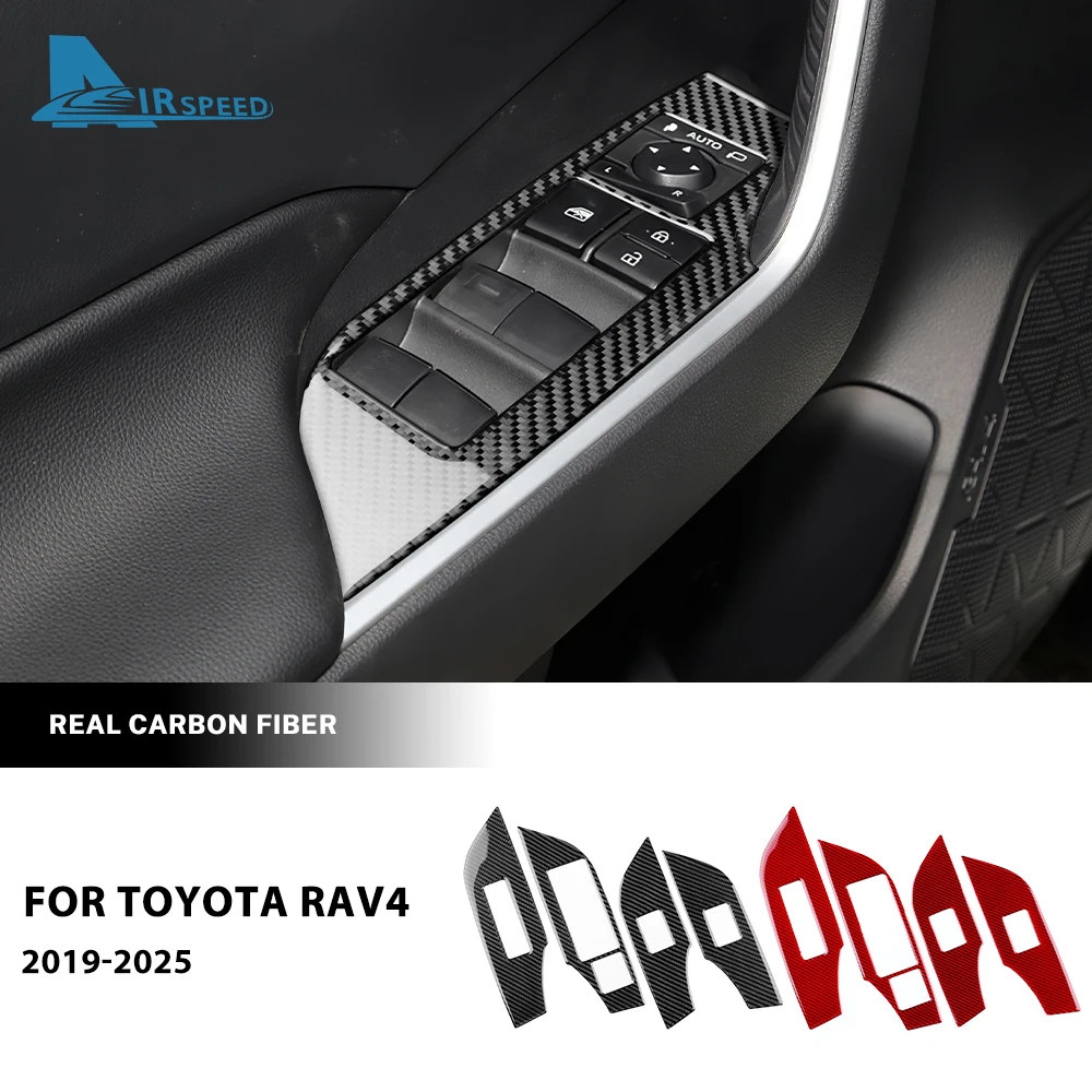 Настоящая мягкая наклейка из углеродного волокна для Toyota RAV4 XA50 2019 2020 2021 2022 2023 2024 2025 LHD RHD, кнопка подъема окна автомобиля, отделка панели
Настоящая мягкая наклейка из углеродного волокна для Toyota RAV4 XA50 2019 2020 2021 2022 2023 2024 2025 LHD RHD, кнопка подъема окна автомобиля, отделка панели