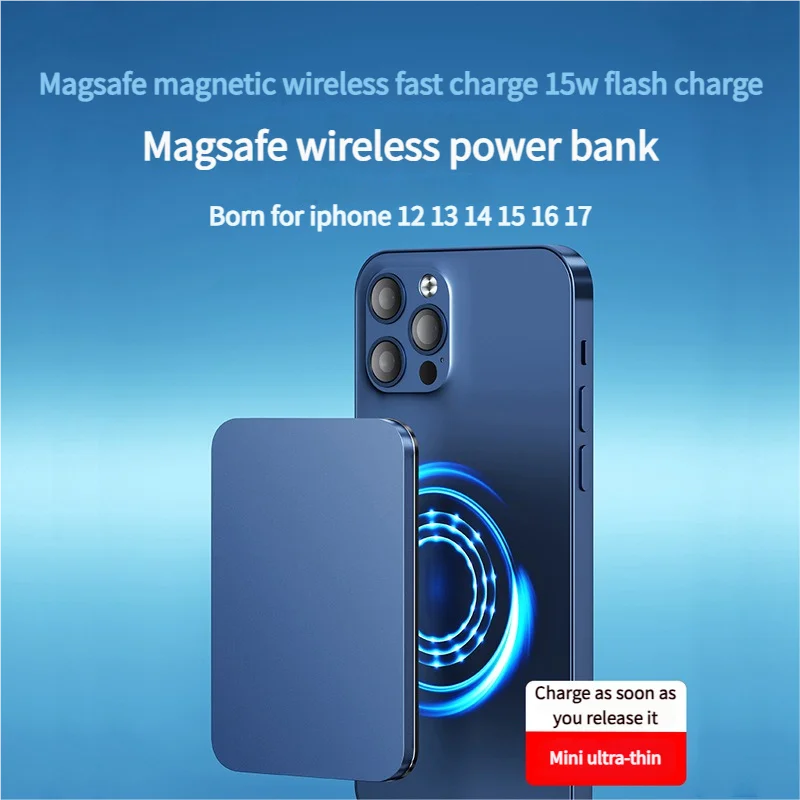 10000mAh Portable Power Case For Magsafe Magnetic Wireless PowerBank with Fast Charging External Battery For Iphone
10000mAh Portable Power Case For Magsafe Magnetic Wireless PowerBank with Fast Charging External Battery For Iphone