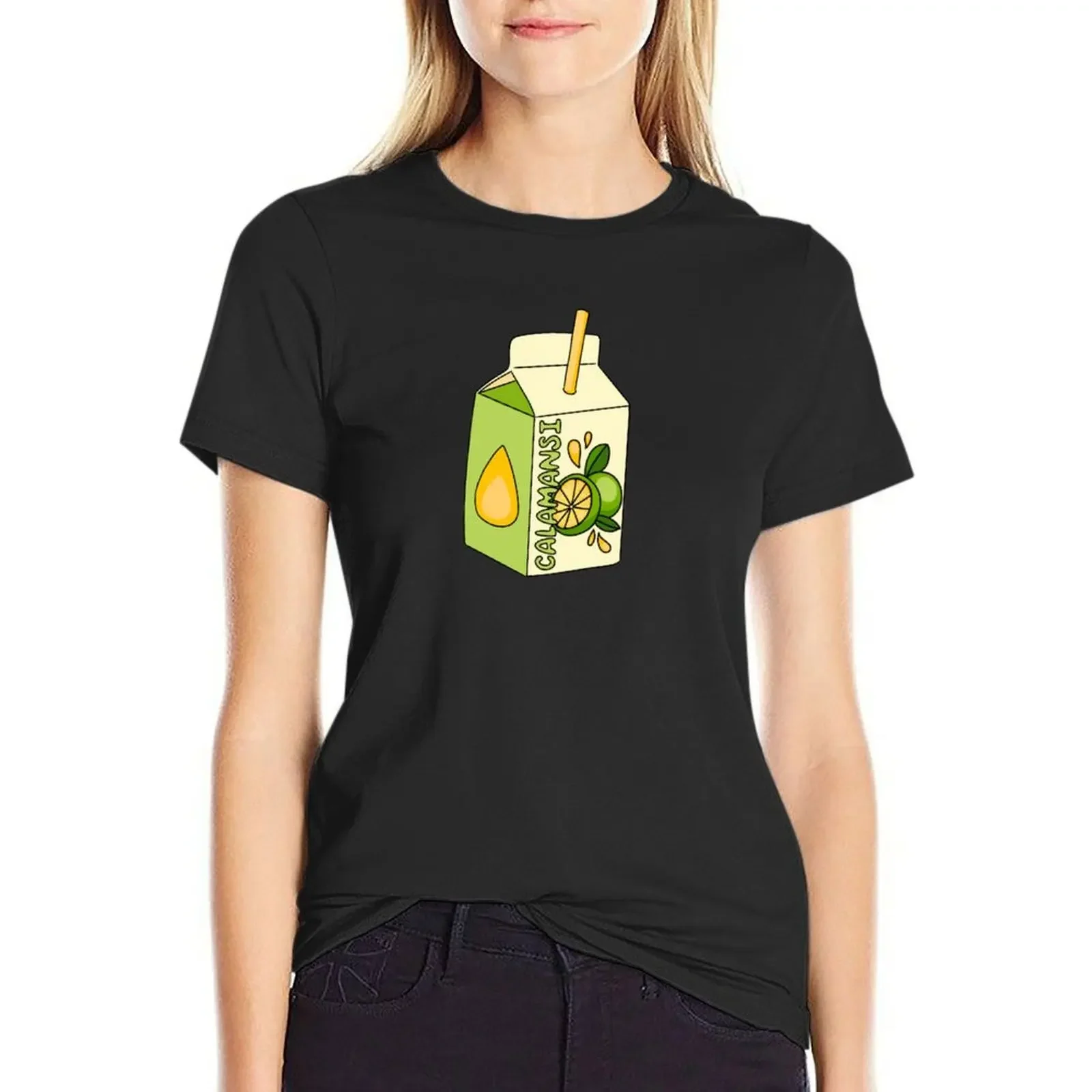 Calamansi Fruit Juice Box T-Shirt animal prinfor female cute clothes Women t-shirts
Calamansi Fruit Juice Box T-Shirt animal prinfor female cute clothes Women t-shirts