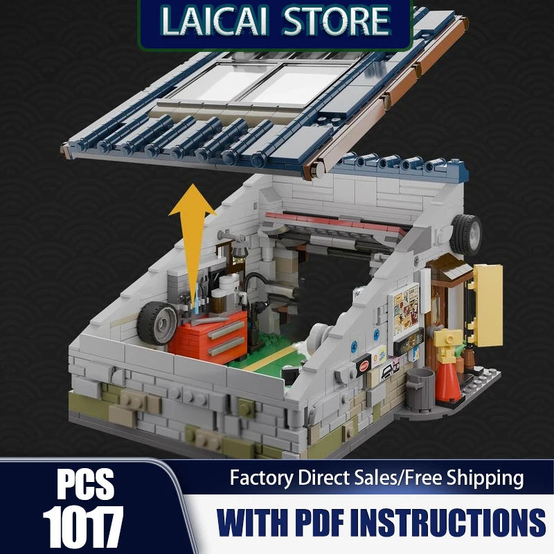 Moc Building Bricks Modular Japanese Backstreet Garage Speed Champion Model Technology Blocks Christmas Toy Construction Gifts
Moc Building Bricks Modular Japanese Backstreet Garage Speed Champion Model Technology Blocks Christmas Toy Construction Gifts
