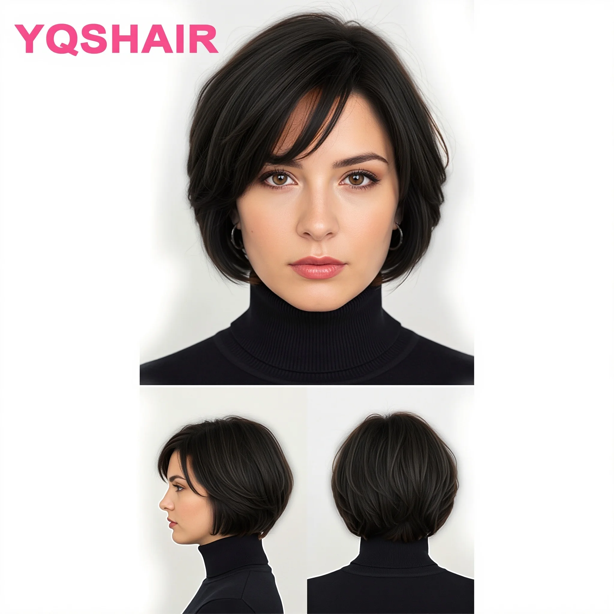 Short Layered Real Human Hair Wig No Glue Full Wig Natural Hairline Breathable Comfortable Daily Wear Wig for Middle-Aged Mom
Short Layered Real Human Hair Wig No Glue Full Wig Natural Hairline Breathable Comfortable Daily Wear Wig for Middle-Aged Mom