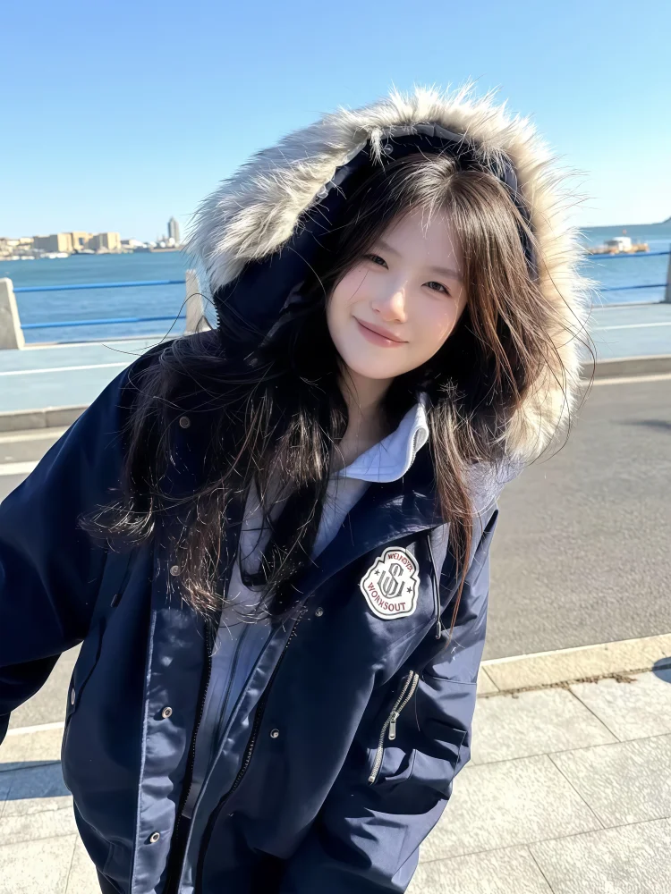 Парка женская Kawaii, осенняя, приталенная, с фланелевым покрытием, в корейском стиле, с длинными рукавами, удобная, повседневная
Парка женская Kawaii, осенняя, приталенная, с фланелевым покрытием, в корейском стиле, с длинными рукавами, удобная, повседневная