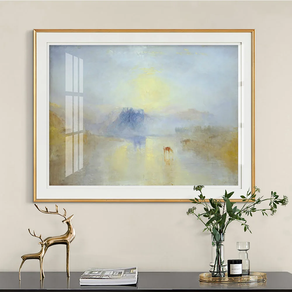 Joseph Mallord William Turner Art Print Poster Norham Castle Sunrise Wall Stickers Landscape Canvas Painting Bedroom Home Decor
Joseph Mallord William Turner Art Print Poster Norham Castle Sunrise Wall Stickers Landscape Canvas Painting Bedroom Home Decor
