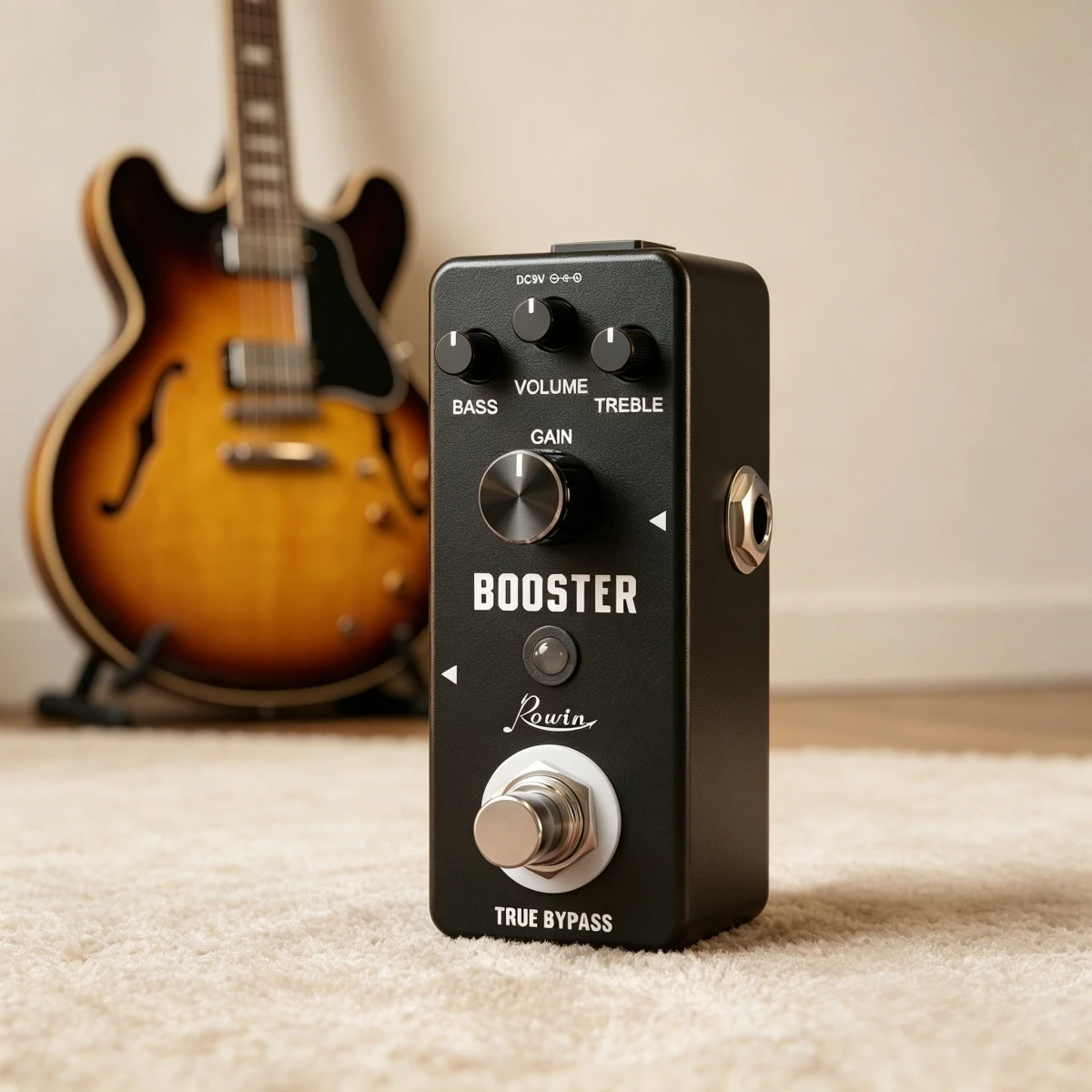 Rowin Pure Booster Guitar Effect Pedal, Analog Bass Treble Volume Shape Your Tone Mini True Bypass for Stage Performance
Rowin Pure Booster Guitar Effect Pedal, Analog Bass Treble Volume Shape Your Tone Mini True Bypass for Stage Performance