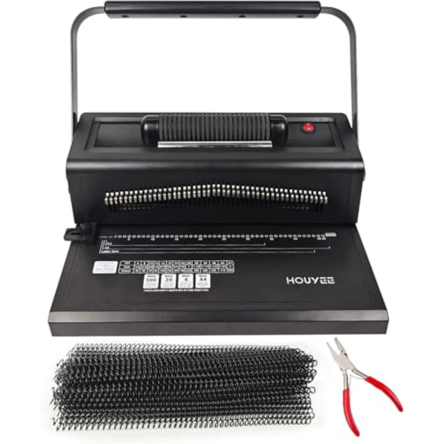 Машина для переплета спиральными пружинами с 100 пружинами для переплета 3/8 дюйма (10 мм) и плоскогубцами, а также 100 пластиковыми спиральными пружинами для переплета 12 мм (1/2 дюйма)
Машина для переплета спиральными пружинами с 100 пружинами для переплета 3/8 дюйма (10 мм) и плоскогубцами, а также 100 пластиковыми спиральными пружинами для переплета 12 мм (1/2 дюйма)