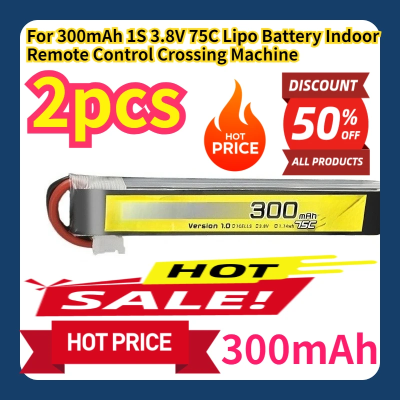 For 300mAh 1S 3.8V 75C Lipo Battery Indoor Remote Control Crossing Machine
For 300mAh 1S 3.8V 75C Lipo Battery Indoor Remote Control Crossing Machine