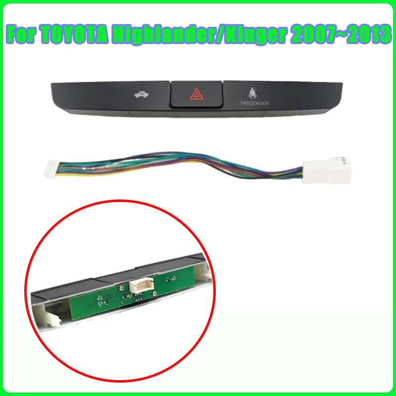 High-Quality Car Emergency Light Button Fascia Panel for TOYOTA Highlander/Kluger 2007~2013 Automobiles Accessories
High-Quality Car Emergency Light Button Fascia Panel for TOYOTA Highlander/Kluger 2007~2013 Automobiles Accessories