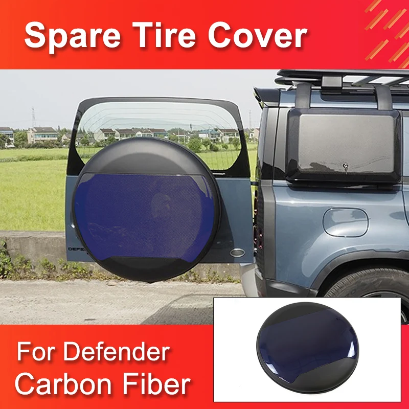 Carbon Fiber Spare Tire Cover for Land Rover Defender 90 110 130 2020-2024 Spare Wheel Cover For Defender 110 Accessories
Carbon Fiber Spare Tire Cover for Land Rover Defender 90 110 130 2020-2024 Spare Wheel Cover For Defender 110 Accessories