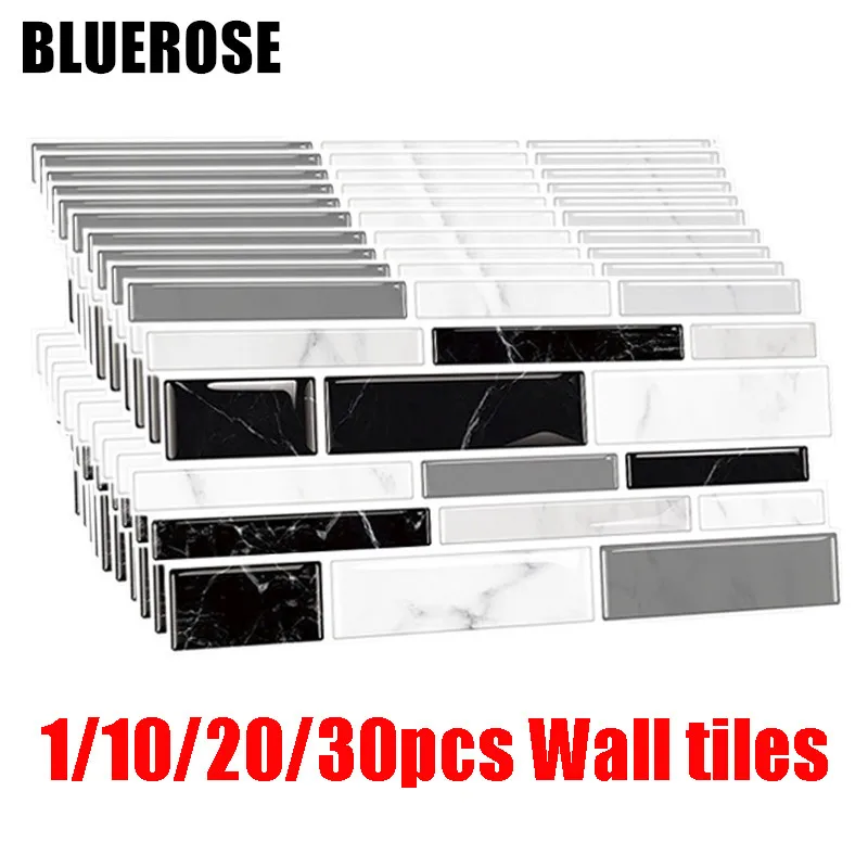 Marble Mosaic Crystal Tiles Wall Sticker Waterproof Self-adheisve Wall Tile for Bathroom Kitchen Wall Decor Peel and Stick Tile
Marble Mosaic Crystal Tiles Wall Sticker Waterproof Self-adheisve Wall Tile for Bathroom Kitchen Wall Decor Peel and Stick Tile