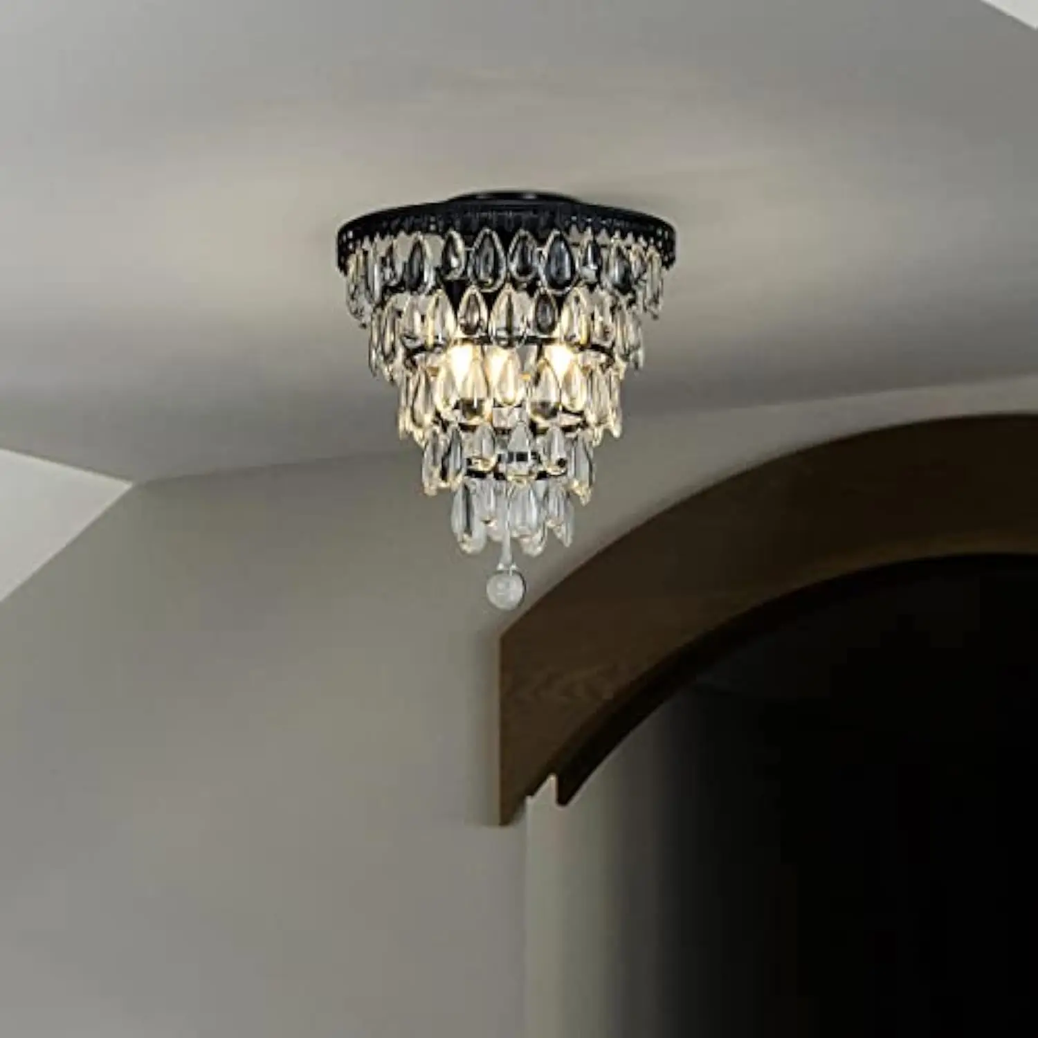 3-Light Glass Flush Mount Ceiling Light Farmhouse Tiers Shabby Chic Close to Ceiling Light Fixture Interior Decor Lighting for
3-Light Glass Flush Mount Ceiling Light Farmhouse Tiers Shabby Chic Close to Ceiling Light Fixture Interior Decor Lighting for