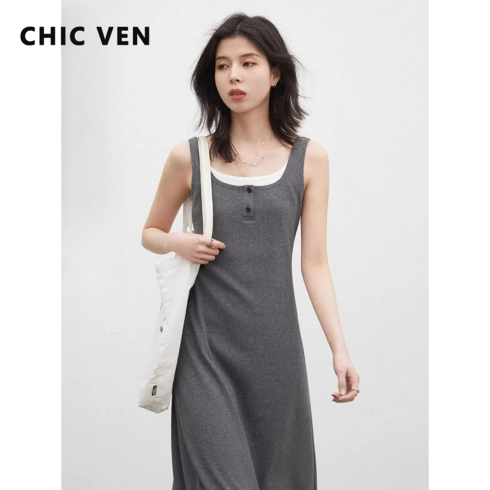 Женское платье CHIC VEN: свободное, повседневное, с квадратным или круглым вырезом, контрастное, на бретельках, приталенное, длинное, весна-лето 2026
Женское платье CHIC VEN: свободное, повседневное, с квадратным или круглым вырезом, контрастное, на бретельках, приталенное, длинное, весна-лето 2026