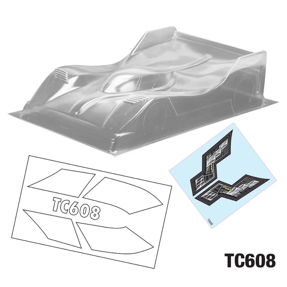 TC608 1/12 On Road/Pan Car Lexan Body shell for RC Drift Chassis 208mm Wheelbase
TC608 1/12 On Road/Pan Car Lexan Body shell for RC Drift Chassis 208mm Wheelbase