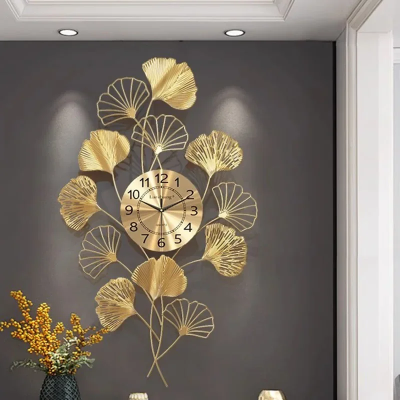 Ginkgo Leaf Wall Clock Entryway Decor Silent Metal Frame Nature Inspired Art For Living Room Bedroom Luxury Accent Home Decor
Ginkgo Leaf Wall Clock Entryway Decor Silent Metal Frame Nature Inspired Art For Living Room Bedroom Luxury Accent Home Decor