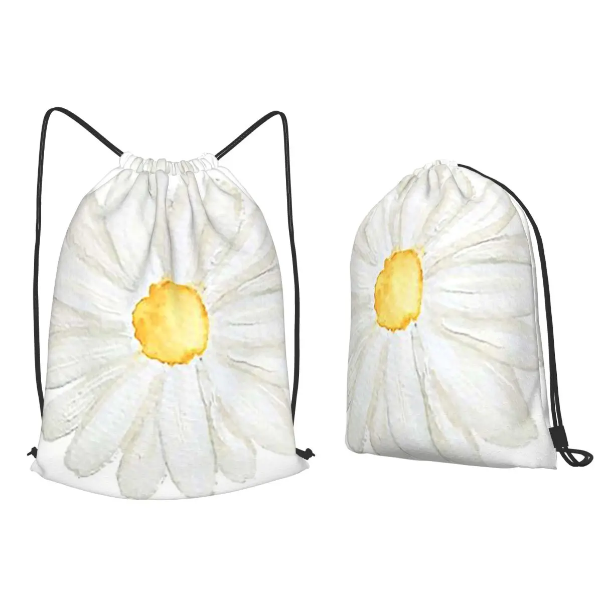 Hand Painted One Little White Daisy Watercolor Backpacks Fashion Drawstring BundleBook Bags for Man Woman School
Hand Painted One Little White Daisy Watercolor Backpacks Fashion Drawstring BundleBook Bags for Man Woman School