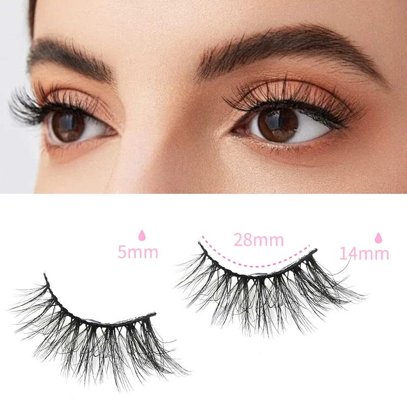 5D Lashes Wispy Clear Band Eyelashes Natural Look 13mm Short Natural False Lashes Fluffy Cat Eye Strip Lashes Pack
5D Lashes Wispy Clear Band Eyelashes Natural Look 13mm Short Natural False Lashes Fluffy Cat Eye Strip Lashes Pack