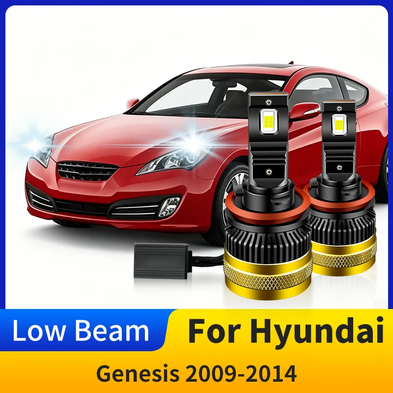 2pcs CANbus H11 LED Headlight Bulbs For Hyundai Genesis 2009-2014 2010 2011 2012 Low Beams Light Auto Lamp Car Accessories
2pcs CANbus H11 LED Headlight Bulbs For Hyundai Genesis 2009-2014 2010 2011 2012 Low Beams Light Auto Lamp Car Accessories