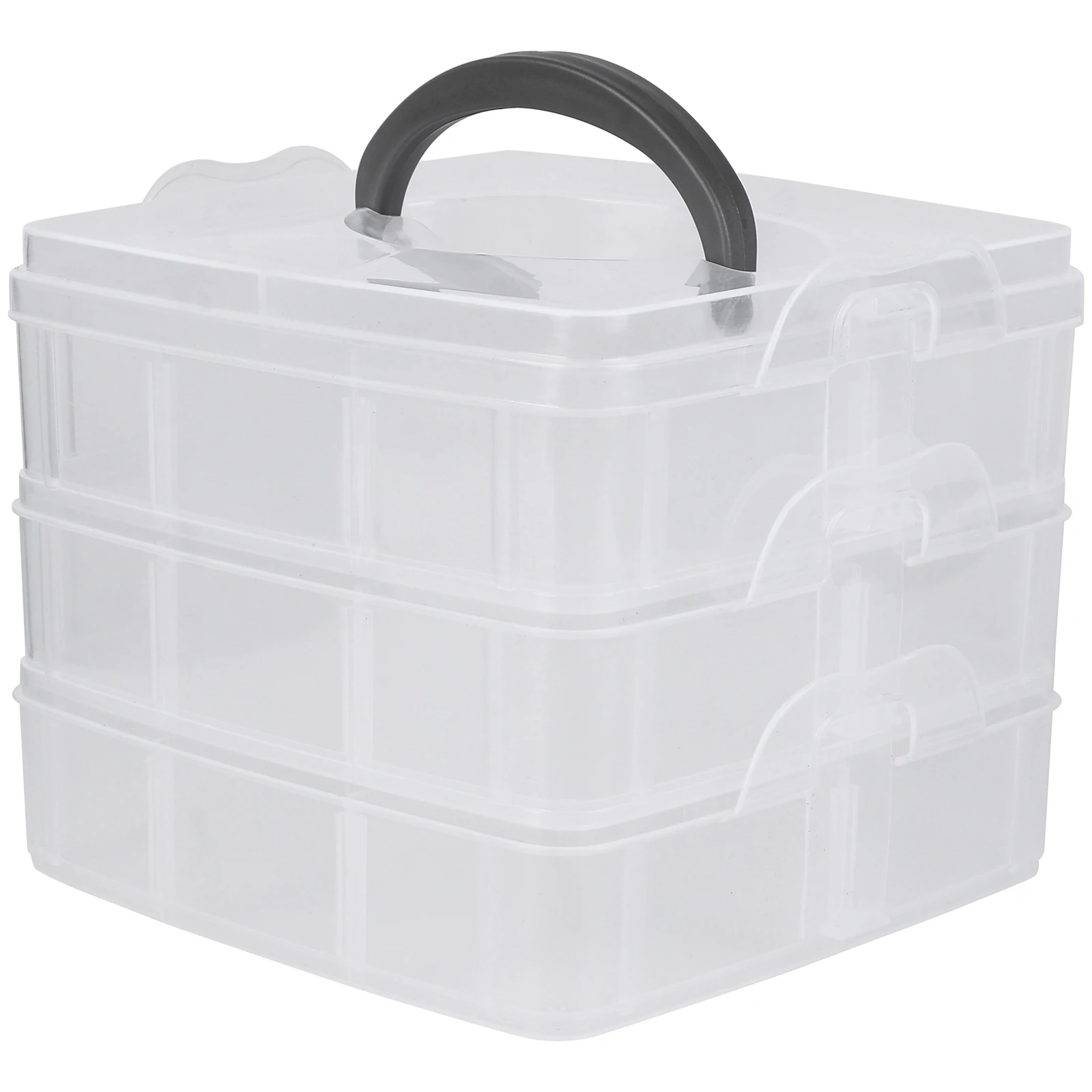Plastic Storage Box 3 Layers 18 Compartments Adjustable Holder Case Organizer Portable Beads Jewelry Craft Gemstones Lightweight
Plastic Storage Box 3 Layers 18 Compartments Adjustable Holder Case Organizer Portable Beads Jewelry Craft Gemstones Lightweight