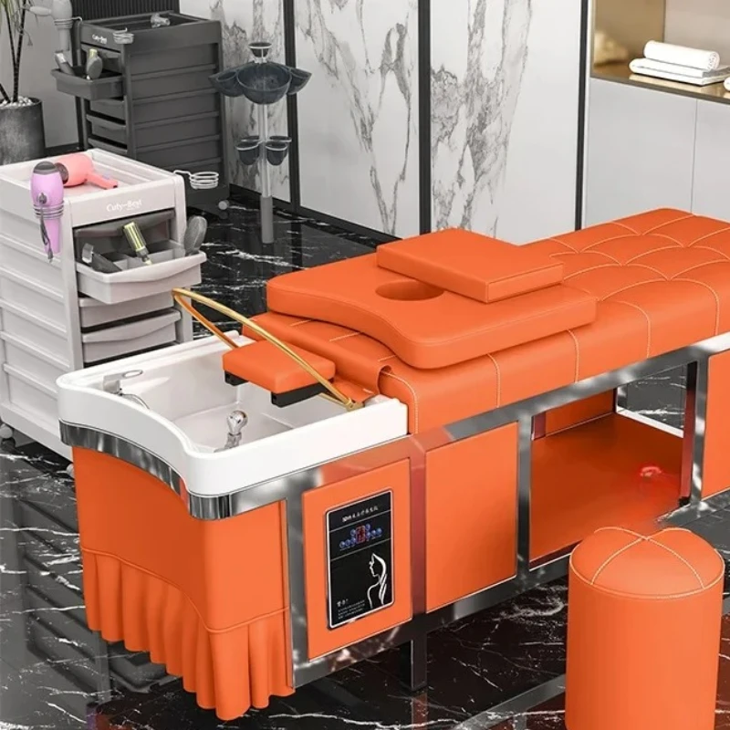 Modern Hairdressing Seats Thai Simple Shampoo Bed Hair Washing Stretcher Water Hoop Pedicure Foot Chair Salons Aesthetic Basin
Modern Hairdressing Seats Thai Simple Shampoo Bed Hair Washing Stretcher Water Hoop Pedicure Foot Chair Salons Aesthetic Basin