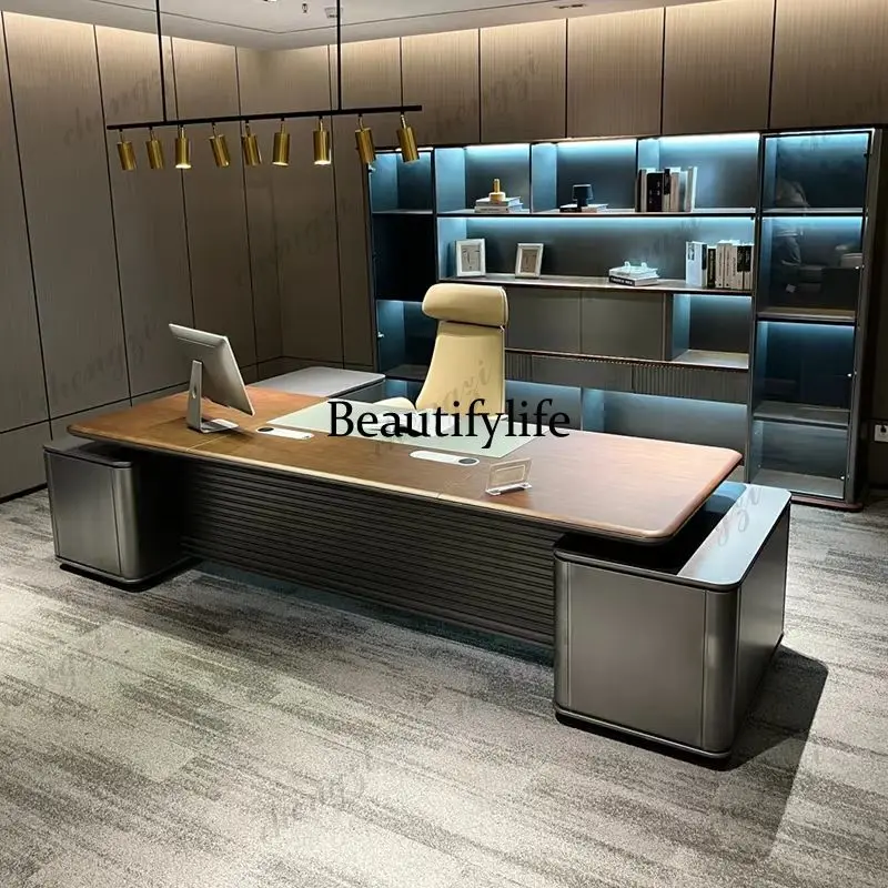 Brown Executive Desk Designer Wooden Leg Support Large Drawers Office Desks Modern Luxury Mesa De Escritorio
Brown Executive Desk Designer Wooden Leg Support Large Drawers Office Desks Modern Luxury Mesa De Escritorio