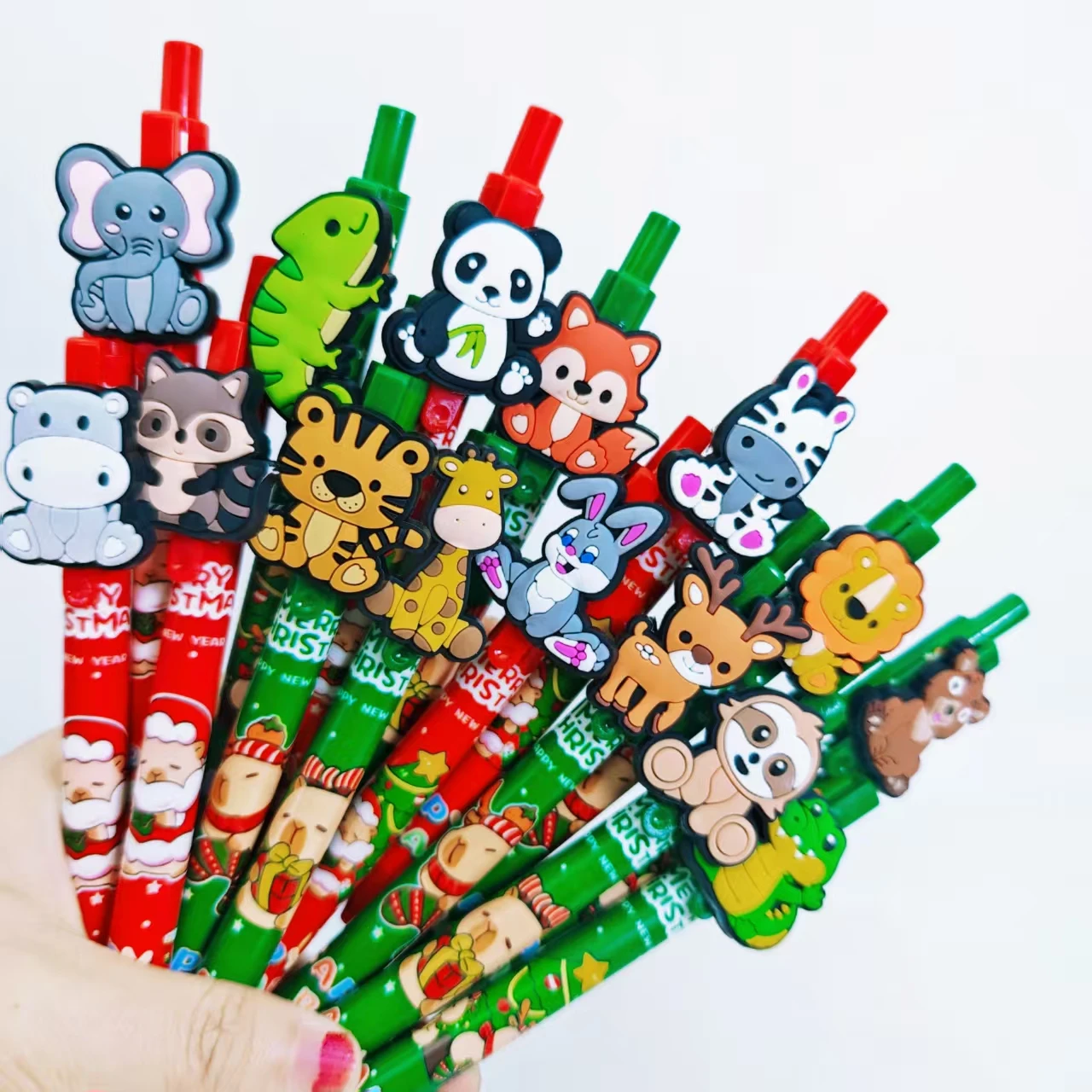 15/22PCS Christmas Animal Party Theme Press and Drop Ball Pen Christmas Seasonal Pen Student Writing Gift Pen
15/22PCS Christmas Animal Party Theme Press and Drop Ball Pen Christmas Seasonal Pen Student Writing Gift Pen