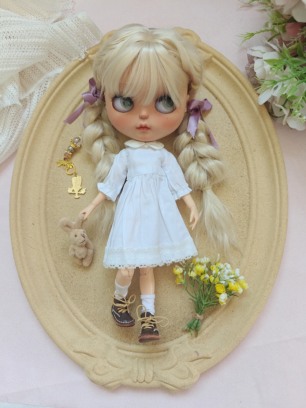 Blythe Dolls clothes casual white dress handmade OB22 OB24 AZONE Blythe Doll Accessories Dress blythe clothes
Blythe Dolls clothes casual white dress handmade OB22 OB24 AZONE Blythe Doll Accessories Dress blythe clothes