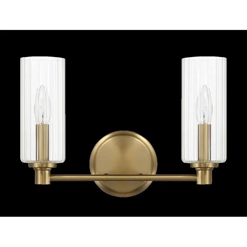 Светильник для туалетного столика с двойным светом, прозрачное ребристые стекла, отделка из атласной латуни
Светильник для туалетного столика с двойным светом, прозрачное ребристые стекла, отделка из атласной латуни