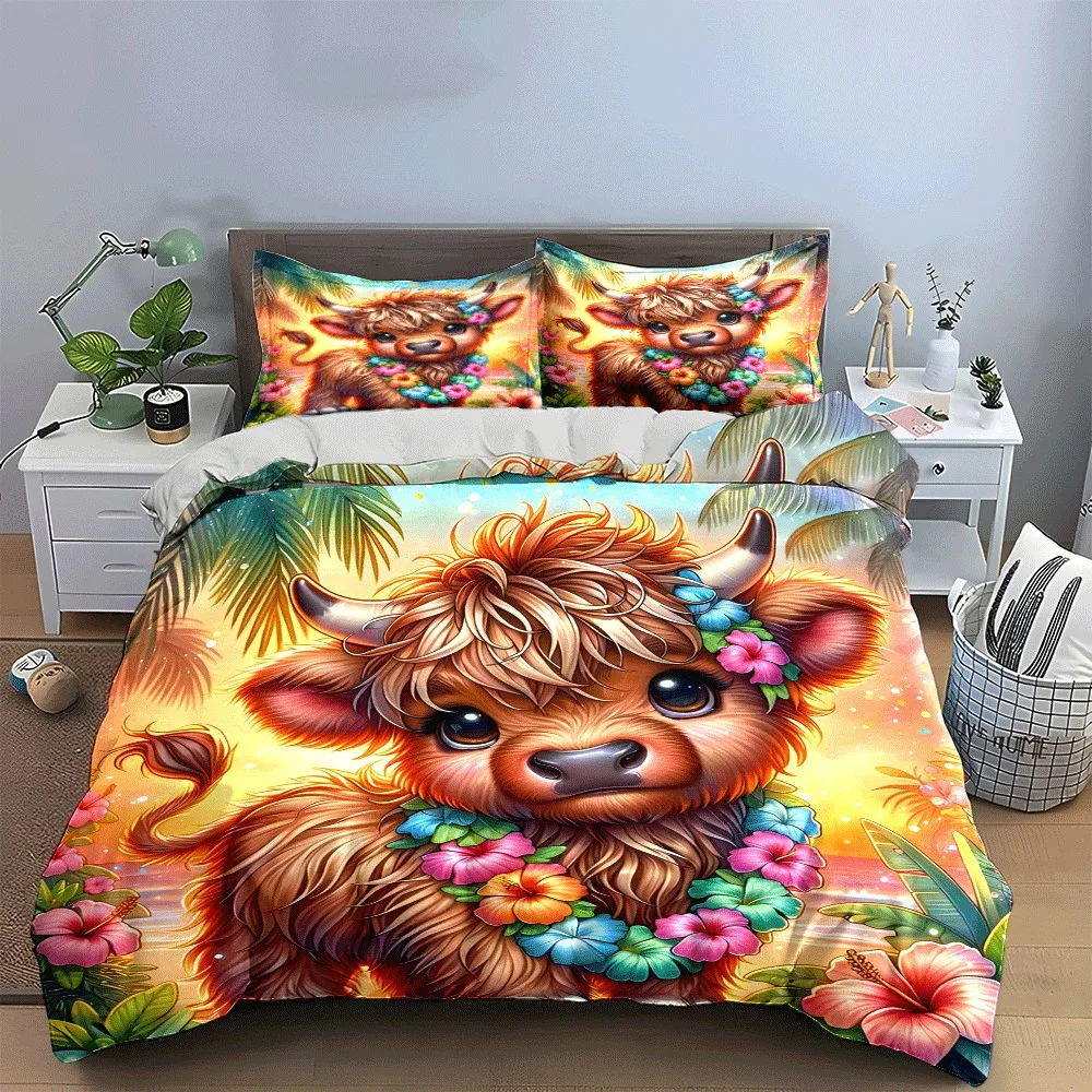 "Colorful Tropical Themed Set" Exquisite three-piece bedding set gift for kids and adults
"Colorful Tropical Themed Set" Exquisite three-piece bedding set gift for kids and adults
