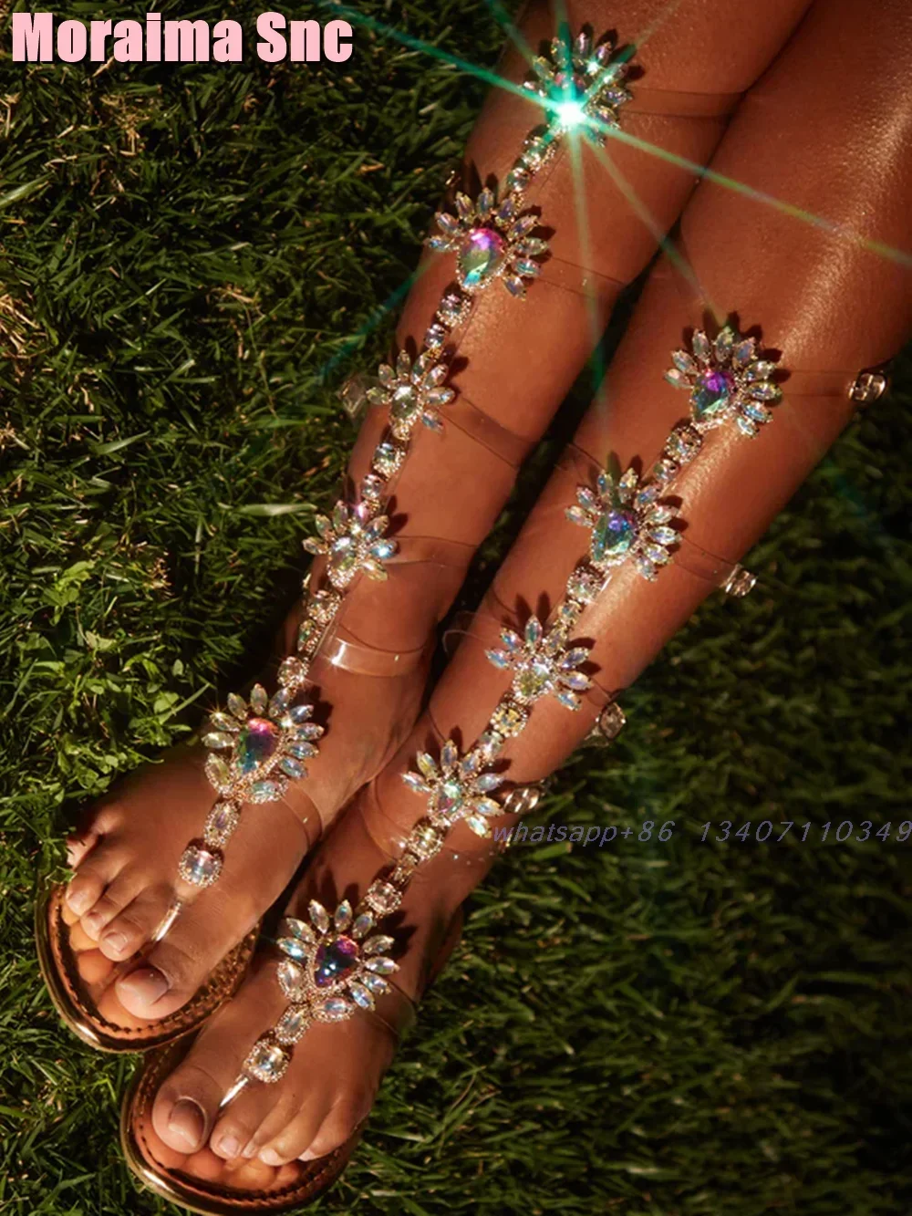 Luxury Crystal Detailing Sandals Boots Flat With Clip Toe Belt Buckle Strap Sexy Fashion Women's Summer Shoes Outdoor 2024 New
Luxury Crystal Detailing Sandals Boots Flat With Clip Toe Belt Buckle Strap Sexy Fashion Women's Summer Shoes Outdoor 2024 New