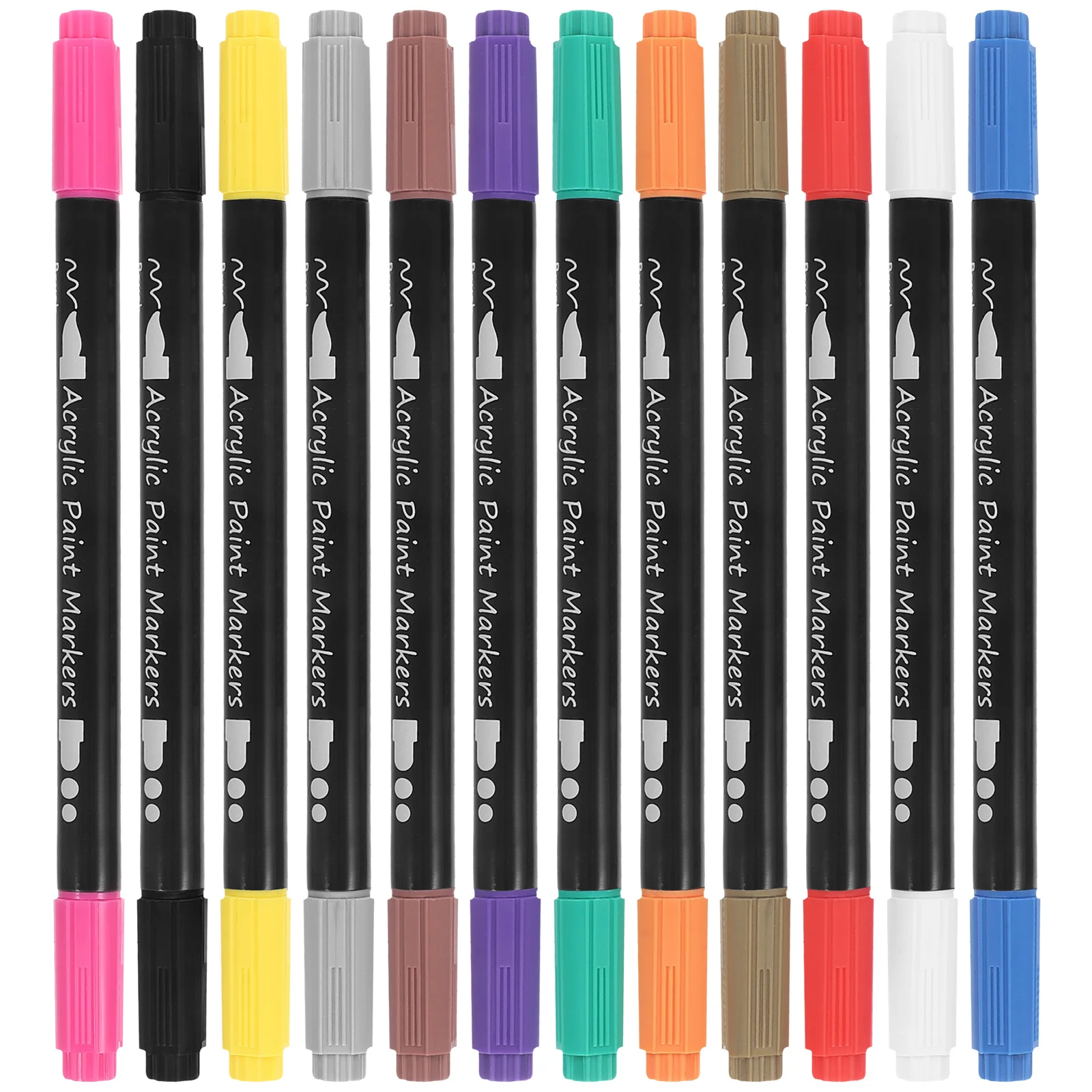 1Set Dual Tip Paint Markers Smooth Flow for Writing Sketching Art Crafts Drawing Pens Set for Journaling Markers Kit
1Set Dual Tip Paint Markers Smooth Flow for Writing Sketching Art Crafts Drawing Pens Set for Journaling Markers Kit